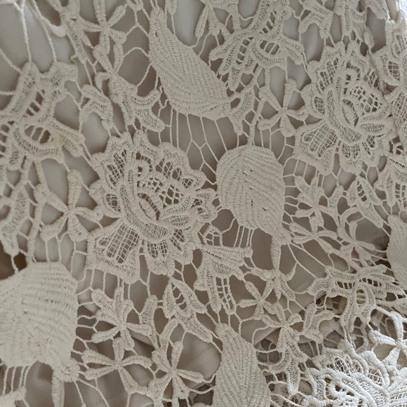 Beautiful Cream MIDI Skirt - Picture 2 of 3